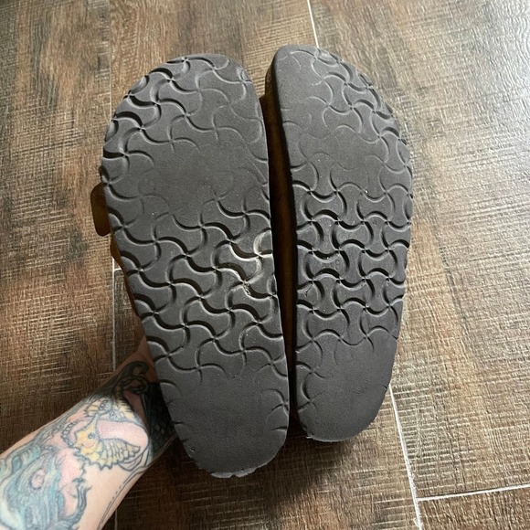 BIRKENSTOCK Leather Suede Sandals Shoes - Picture 6 of 7